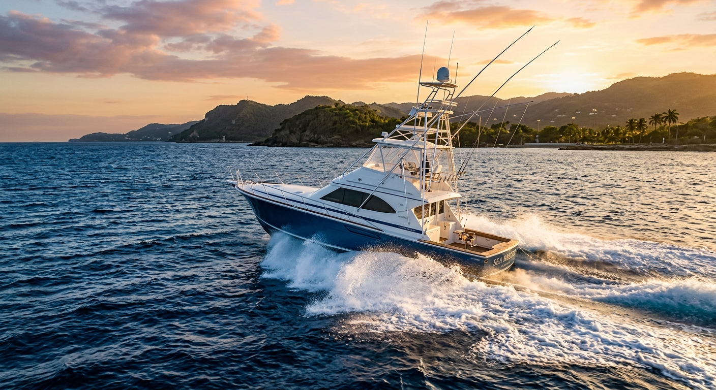 Aquarius yacht cruising the Caribbean